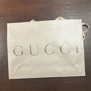 Gucci Cream Shopping Bag